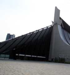 全日本選手権会場の代々木第一体育館