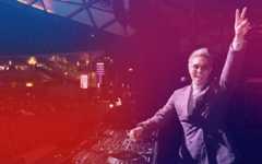 SBS PopAsia host Andy Trieu at the DJ deck.