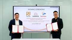 サンビュー・グループは、住宅向け太陽光発電事業の拡大に向け、ニューエナジー（NuEnergy）ホールディングスと提携した（サンビュー・グループ提供）