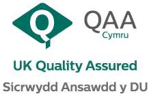 QAA Cymru UK Quality Assured Logo (bi-lingual)