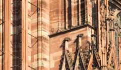 Façade principale de la cathédrale Notre Dame de Strasbourg