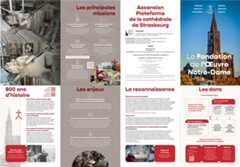 Dépliant institutionnel en français