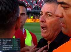 Video: el fuerte cruce de Gariano con Kudelka y los jugadores de Huracán: "Vamos a hablar y te voy a romper todo"