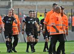Los jugadores de Huracán tras el polémico arbitraje ante Barracas: "Si hablás, te perjudica"