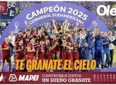 Atentos hinchas de Lanús: este jueves con tu Olé, el doble póster del campeón de la Sudamericana