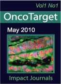 Journal Cover for Oncotarget V1N1