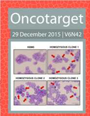 Journal Cover for Oncotarget V6N42