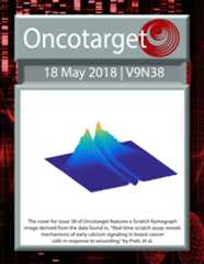 Journal Cover for Oncotarget V9N38