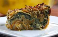 Creamy Pumpkin and Spinach Lasagna
