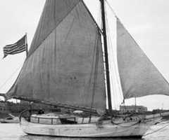 The Spray, in which Joshua Slocum sailed 46,000 miles around the world