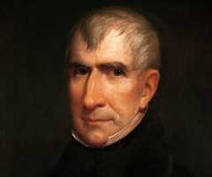 White House portrait of William Henry Harrison. (White House Historical Association)