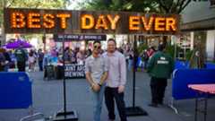 Anthony & Matt at The Block Party