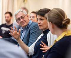 Adult students in a seminar