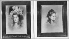 Pastels by Kaulbach of The Grand Duchesses Marie and Anastasia