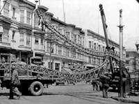 Fillmore Street arches being taken down