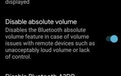 android disable absolute bluetooth volume