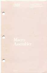 IBM Macro Assembler 1.00