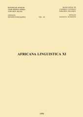 Africana Linguistica Africana Linguistica