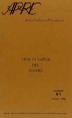 Cahiers de l’APRE Cahiers de l’APRE