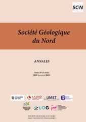 Annales de la Société Géologique du Nord Annales de la Société Géologique du Nord