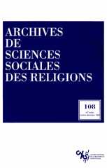 vignette collection Archives de Sciences Sociales des Religions