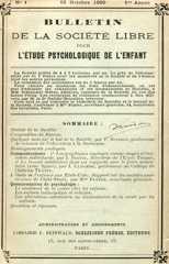 Cahiers Alfred Binet : éducation, psychologie et science de l'enfance Cahiers Alfred Binet : éducation, psychologie et science de l'enfance