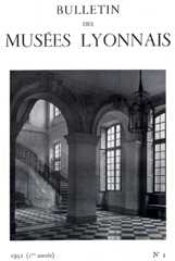 Bulletins et Cahiers des musées lyonnais Bulletins et Cahiers des musées lyonnais