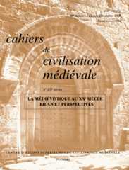 Cahiers de Civilisation Médiévale Cahiers de Civilisation Médiévale