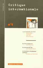 Critique internationale Critique internationale