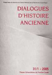 Dialogues d'histoire ancienne Dialogues d'histoire ancienne