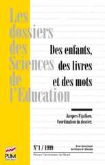 Les Dossiers des Sciences de l’Éducation Les Dossiers des Sciences de l’Éducation