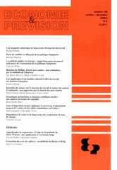 Économie & prévision Économie & prévision