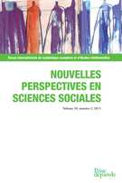 Nouvelles perspectives en sciences sociales Nouvelles perspectives en sciences sociales