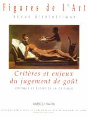 Figures de l'Art. Revue d'études esthétiques Figures de l'Art. Revue d'études esthétiques