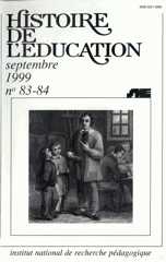 Histoire de l'éducation Histoire de l'éducation