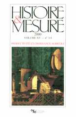 Histoire & Mesure Histoire & Mesure