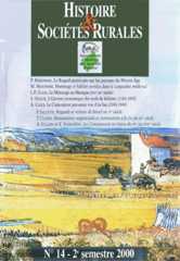 Histoire & Sociétés Rurales Histoire & Sociétés Rurales
