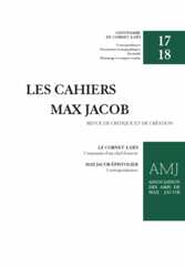 Les Cahiers Max Jacob Les Cahiers Max Jacob