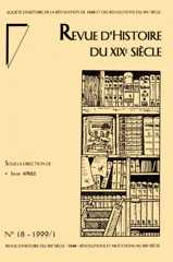 Revue d'Histoire du XIXe siècle - 1848 Revue d'Histoire du XIXe siècle - 1848