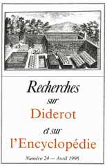 Recherches sur Diderot et sur l'Encyclopédie Recherches sur Diderot et sur l'Encyclopédie
