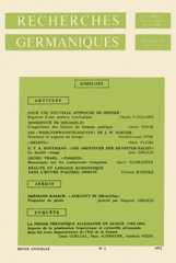 Recherches Germaniques Recherches Germaniques