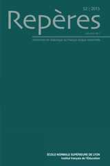 Repères. Recherches en didactique du français langue maternelle Repères. Recherches en didactique du français langue maternelle