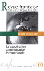Revue française d'administration publique Revue française d'administration publique