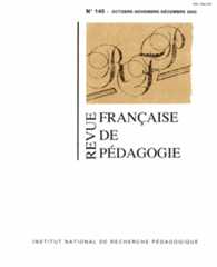 Revue française de pédagogie Revue française de pédagogie