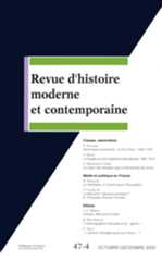 vignette collection Revue d’Histoire Moderne & Contemporaine