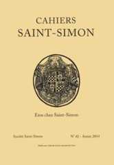 vignette collection Cahiers Saint-Simon