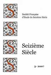 Seizième Siècle Seizième Siècle