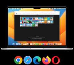 Access by web browser