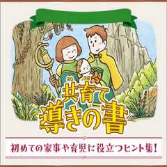 共育て導きの書。初めての家事や育児に役立つヒント集！