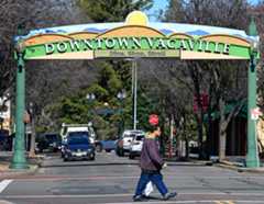 Vacaville has made several improvements to the downtown area, such as the refurbishment of the Downtown Vacaville sign on Davis Street. (Chris Riley/The Reporter)